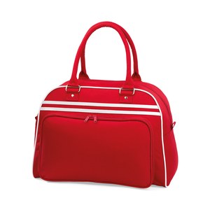 Bag Base BG75 - RETRO BOWLING BAG Classic Red/White