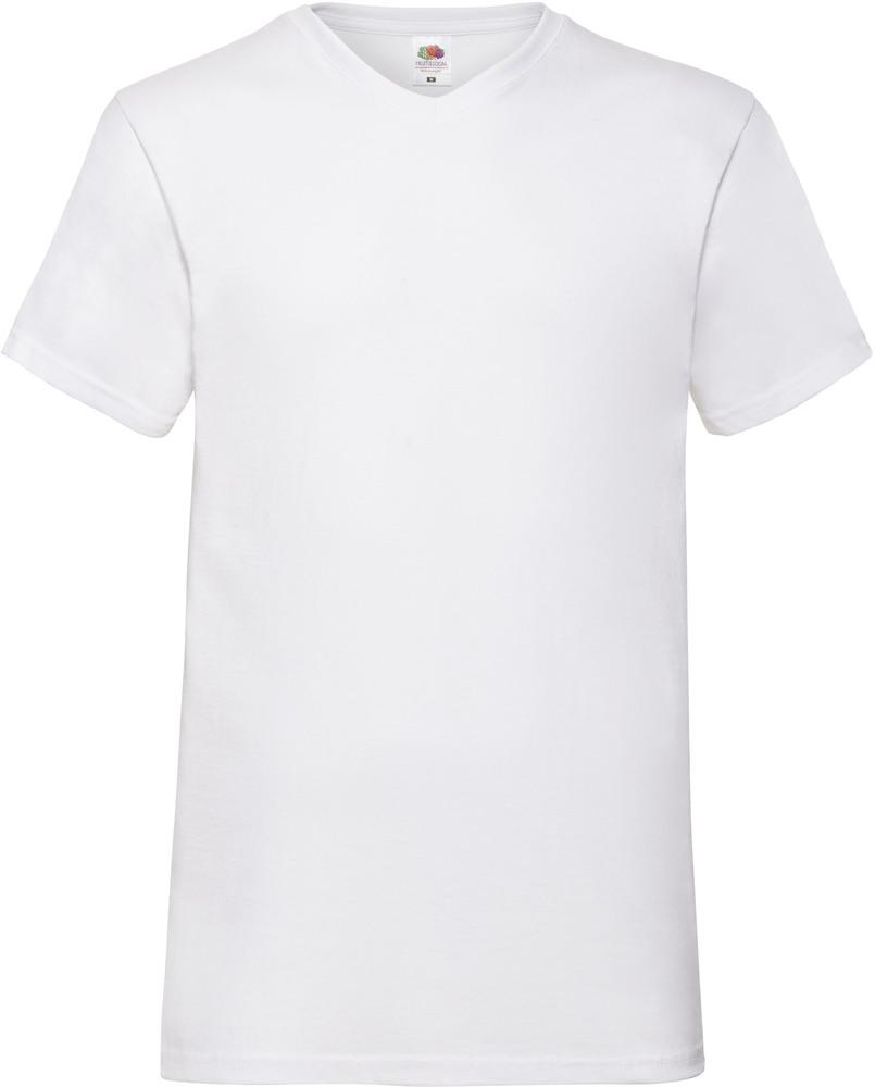 Fruit of the Loom SC22V - T-Shirt Homme Col V Coton