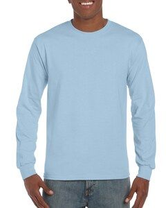 Gildan GI2400 - T-Shirt Homme Manches Longues 100% Coton Light Blue