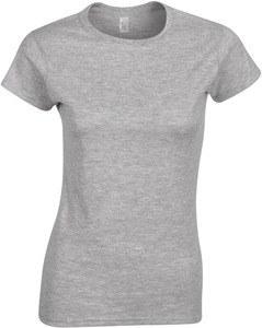 Gildan GI6400L - T-Shirt Femme 100% Coton Sport Grey