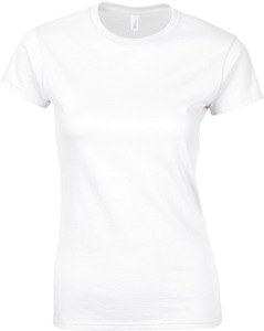 Gildan GI6400L - T-Shirt Femme 100% Coton Blanc