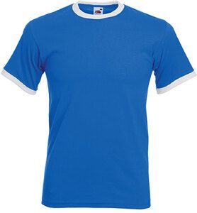 Fruit of the Loom SC61168 - T-Shirt Bicolore Homme Royal Blue/White