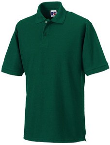 Russell RU599M - Polo Polycoton Bottle Green