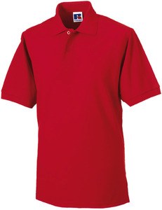 Russell RU599M - Polo Polycoton Classic Red