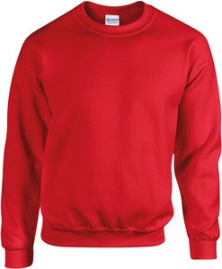 Gildan GI18000 - Sweat-Shirt Homme Manches Droites Rouge