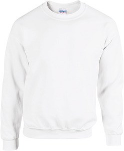 Gildan GI18000 - Sweat-Shirt Homme Manches Droites Blanc
