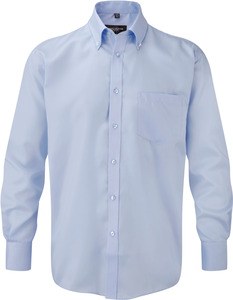 Russell Collection RU956M - Chemise Manches Longues Sans Repassage Pour Homme Bright Sky