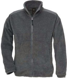 B&C CGICE - Blouson Polaire Zippé Charcoal