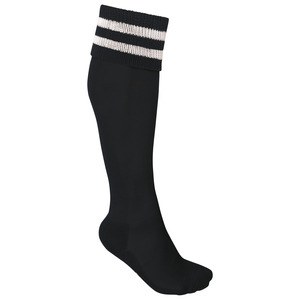 ProAct PA015 - STRIPED SPORTS SOCKS > CHAUSSETTES DE SPORT RAYÉES Noir/Blanc