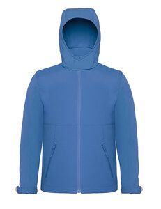 B&C Collection BA630 - Hooded softshell/Homme Azure