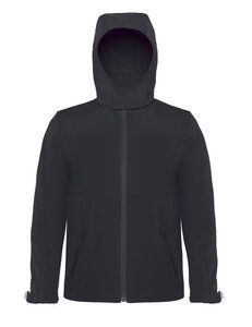B&C Collection BA630 - Hooded softshell/Homme Noir