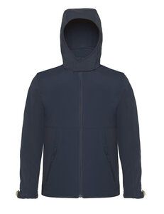 B&C Collection BA630 - Hooded softshell/Homme Marine
