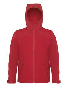 B&C Collection BA630 - Hooded softshell/Homme Rouge