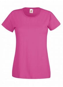 Fruit of the Loom SS050 - T-Shirt Femme Valueweight Fuchsia
