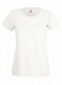 Fruit of the Loom SS050 - T-Shirt Femme Valueweight Blanc