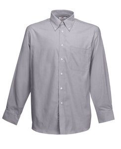 Fruit of the Loom SS114 - Chemise Oxford à manches longues