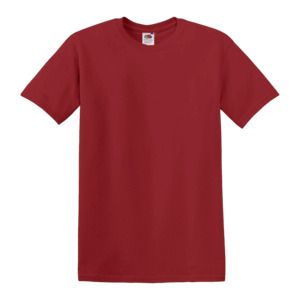 Fruit of the Loom SS030 - T-shirt Manches courtes pour homme Rouge
