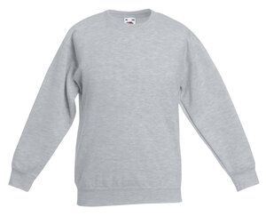 Fruit of the Loom SS201 - Sweat-shirt manches montées Classic 80/20 Enfant Heather Grey