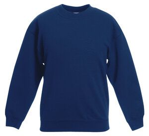 Fruit of the Loom SS201 - Sweat-shirt manches montées Classic 80/20 Enfant Marine