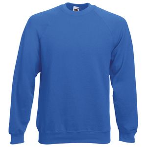 Fruit of the Loom SS270 - Sweat-shirt raglan Classic Bleu Royal