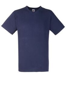 Fruit of the Loom SS034 - T-Shirt Homme Col V Deep Navy