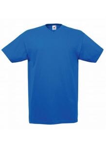Fruit of the Loom SS034 - T-Shirt Homme Col V Bleu Royal