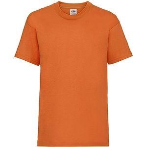 Fruit of the Loom SS031 - T-Shirt Cintré Enfant 100% Coton Valueweight Orange
