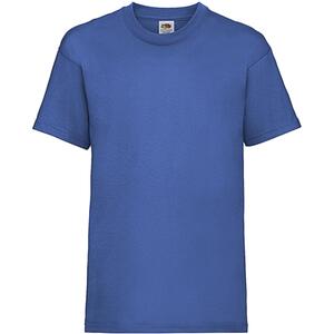 Fruit of the Loom SS031 - T-Shirt Cintré Enfant 100% Coton Valueweight Royal Blue