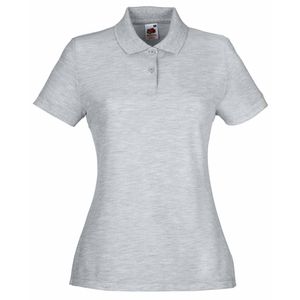 Fruit of the Loom SS212 - Polo 65/35 femme Heather Grey