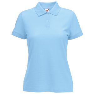 Fruit of the Loom SS212 - Polo 65/35 femme Bleu Ciel