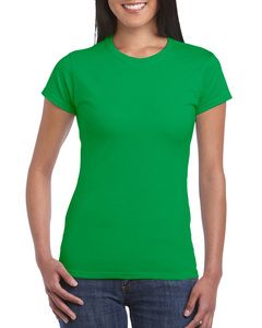 Gildan GD072 - T-Shirt Femme 100% Coton Ring-Spun Vert Irlandais