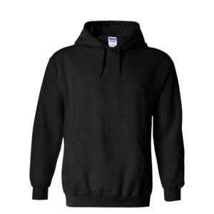 Gildan GD057 - Sweatshirt à Capuche Noir