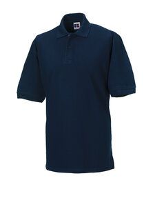 Russell J569M - Polo piqué 100% coton classique French Navy