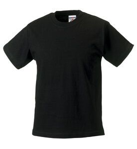 Russell J180M - T-shirt Classique super fil de chaîne continu Noir