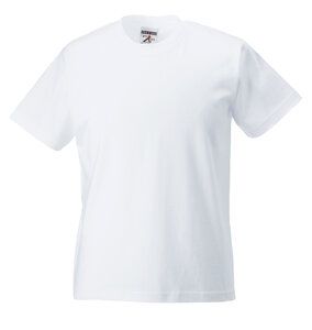 Russell J180M - T-shirt Classique super fil de chaîne continu Blanc