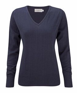 Russell Europe R-710F-0 - Ladies’ V-Neck Knitted Pullover French Navy