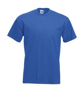 Fruit of the Loom 61-044-0 - T-Shirt Homme Super Premium 100% Coton Bleu Royal