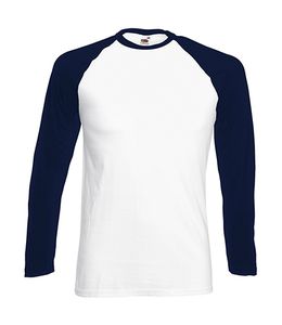 Fruit of the Loom 61-028-0 - T-Shirt Manches Longues Homme Baseball