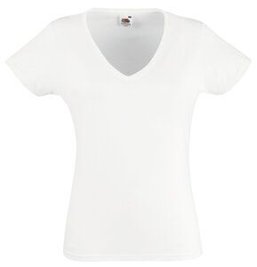 Fruit of the Loom 61-398-0 - T-Shirt Femme Lady-Fit Blanc