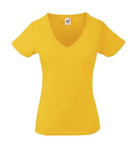 Fruit of the Loom 61-398-0 - T-Shirt Femme Lady-Fit Sunflower