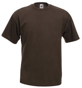 Fruit of the Loom 61-036-0 - T-Shirt Homme Value Weight Chocolat