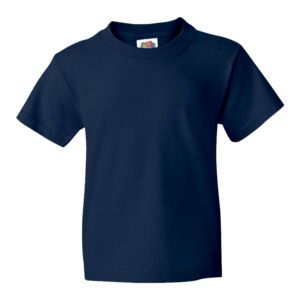 Fruit of the Loom 61-033-0 - T-Shirt Enfants 100% Coton Value Weight Marine