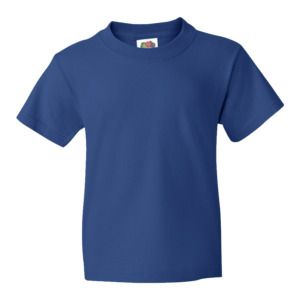 Fruit of the Loom 61-033-0 - T-Shirt Enfants 100% Coton Value Weight Bleu Royal