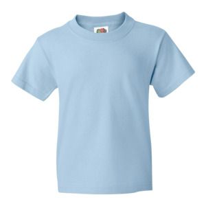 Fruit of the Loom 61-033-0 - T-Shirt Enfants 100% Coton Value Weight Sky Blue