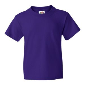 Fruit of the Loom 61-033-0 - T-Shirt Enfants 100% Coton Value Weight Purple