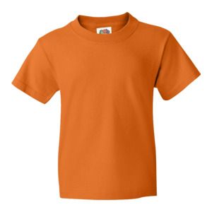 Fruit of the Loom 61-033-0 - T-Shirt Enfants 100% Coton Value Weight Orange