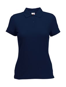 Fruit of the Loom 63-212-0 - Ladies Polo Blended Fabric Deep Navy