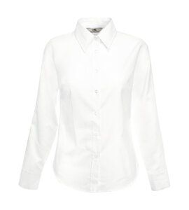 Fruit of the Loom 65-002-0 - Oxford Blouse LS Blanc