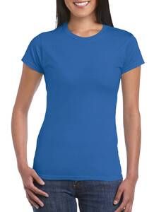 Gildan 64000L - T-shirt manches courtes femme RingSpun Bleu Royal