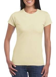 Gildan 64000L - T-shirt manches courtes femme RingSpun Sand